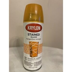 Krylon K09034000 Stained Glass 11.5 Ounce (Pack of 1), Tangerine Orange